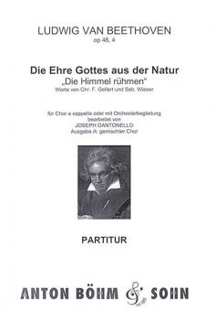 Die Ehre Gottes aus der Natur C-Dur op. 48 Nr. 4 