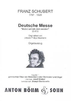 Deutsche Messe Ausgabe (Wohin Soll ich Mich Wenden) D 872 
