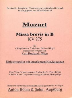 Missa Brevis in B KV 275 