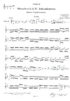 Missa Brevis B-Dur Sancti Johannis de Deo HOB 22/7 
