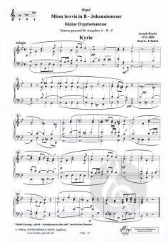 Missa Brevis B-Dur Hob. 22/7 
