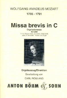 Missa Brevis C-Dur KV 259 