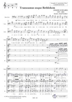 Transeamus Usque Bethlehem (Ausgabe A) 