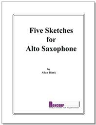 Five Sketches for Alto Saxophone 