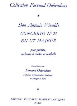 Concerto No.23, en Ut Majeur 