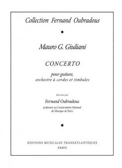 Concerto en La Majeur Op. 30 