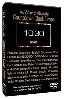 VJ World Visuals Countdown Clock Timer 