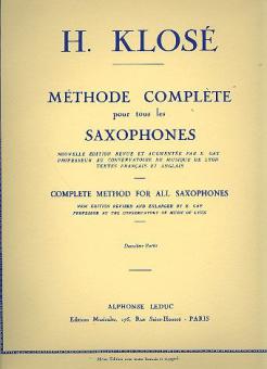 Methode complete pour tous les saxophones 2 