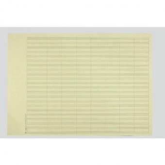 Notenblock Großpartiturblock / Arrangeur-Block Din A3 quer 