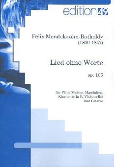 Lied ohne Worte op. 106 D-Dur 