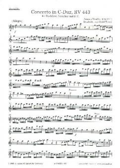 Konzert C-Dur RV 443 