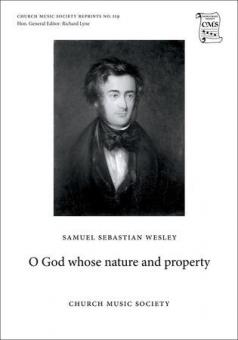 O God Whose Nature And Property 