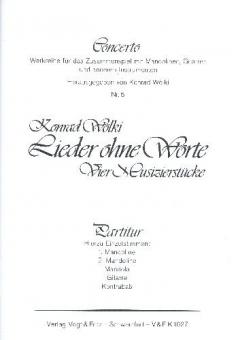 Lieder ohne Worte 