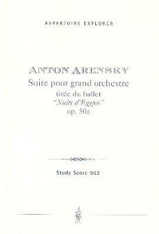 Nuits d'Egypte Suite pour orchestre op. 50a 