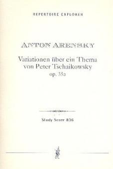 Variationen über ein Thema von Peter Tschaikowsky, op.35a 