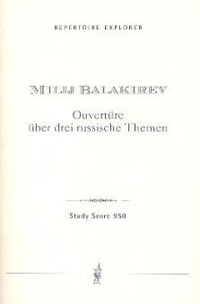 Ouvertüre über drei russische Themen (1868, rev. 1881) 