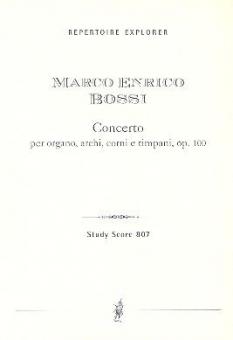 Concerto per organo, archi, corni e timpani op.100 