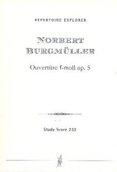 Ouvertüre f-moll op. 5 