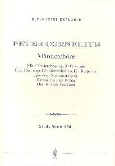 Männerchöre op. 9, 12, 17 