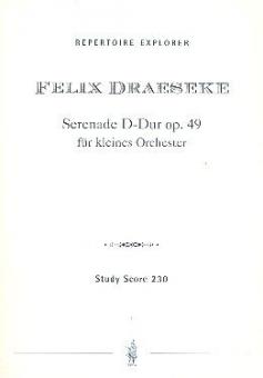 Serenade D-Dur für kleines Orchester op. 49 