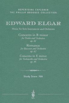 Concerto in B minor op.61 / Romance op. 62 / Concerto in E minor op. 85 