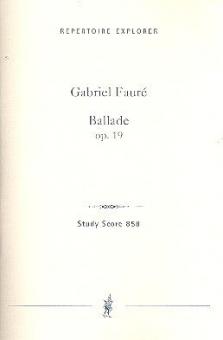 Ballade für Klavier und Orchester op. 19 