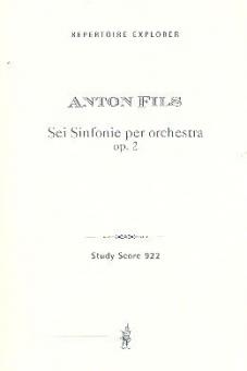 Sei Sinfonie per orchestre op. 2 