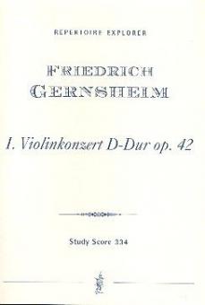 1. Violinkonzert in D-Dur op. 42 