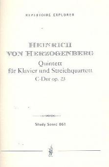 Quintett für Klavier und Streichquarett C-Dur op. 17 