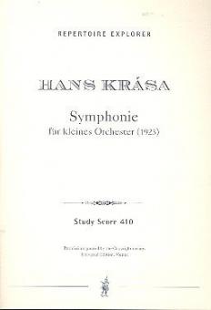 Symphonie für kleines Orchester (1923) 