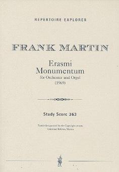 Erasmi Monumentum für Orgel und Orchester 