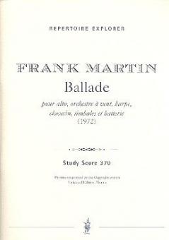 Ballade pour alto, orchèstre ß vent, clavecin et harpe 