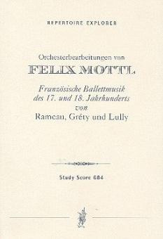 Französische Ballettmusik des 17. und 18. Jahrhunderts 