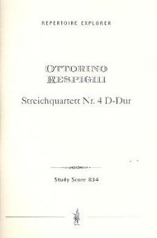 Streichquartett No. 4 Ds-Dur 