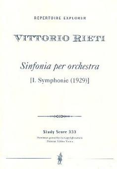 Sinfonia (1. Symphonie, 1929) 