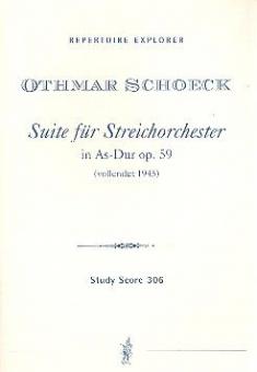 Suite As-Dur für Streichorchester op. 59 