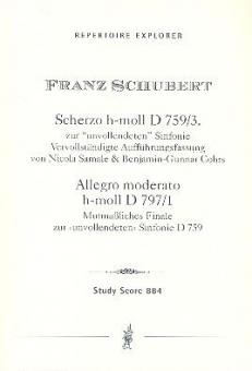 Scherzo h-moll D 759/3 / Orchestersatz h-moll D 797/1 