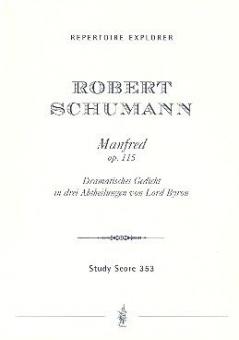 Manfred op. 115 für Solisten, Chor und Orchester 