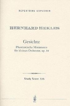 Gesichte (Faces) op.29 