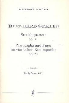 Streichquartett op. 31 