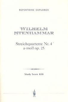 Streichquartett No. 4 a- moll op. 25 
