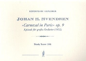 Carneval in Paris op. 9 