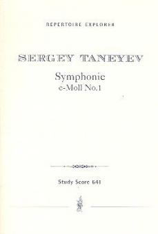 1. Symphonie e-moll 