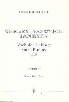 Nach der Lektüre eines Psalms op. 36 