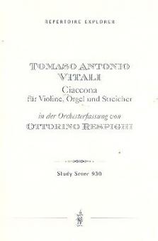 Ciaconna für Violine, Orgel und Streicher 