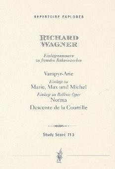 Vampyr-Arie, Einlagen zu 'Marie, Max und Michel' und Bellinis 'Norma', Descente de la Courtille 
