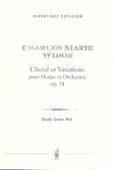 Choral et Variations pour harpe et orchestre op. 74 