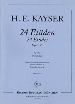 24 Etüden op. 55 