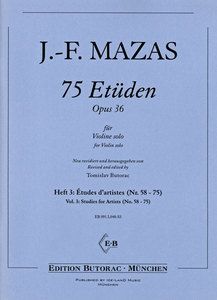 75 Etüden op. 36 Heft 3 