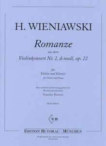 Romanze aus dem Violinkonzert Nr. 2, d-moll, op. 22 